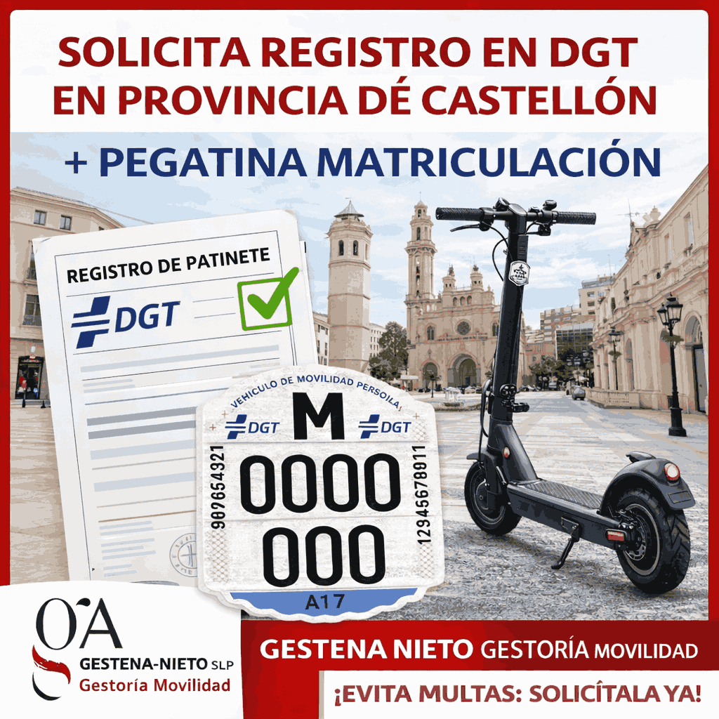 Registro Castellon y Pegatina